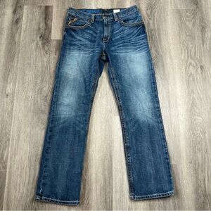 Ariat M2 Relaxed Boot Jeans Mens 34x33 Blue Denim Bootcut Medium Wash Western